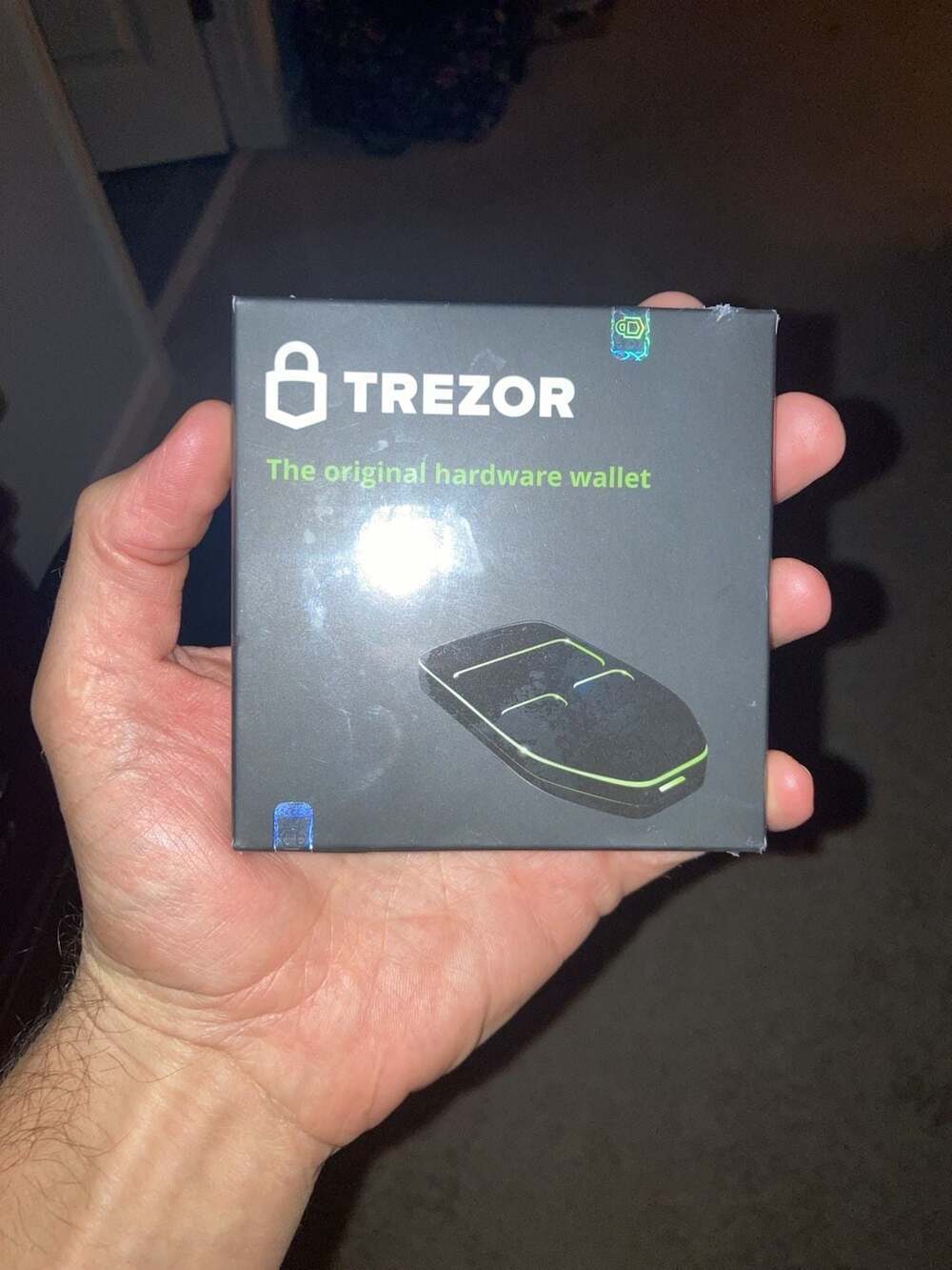 Trezor One Crypto Hardware Wallet Grey
